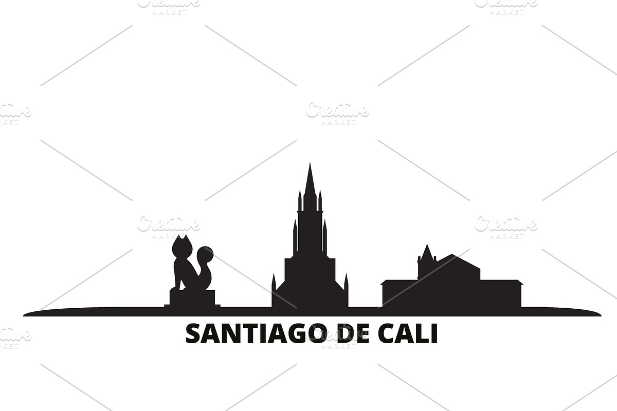 Colombia, Santiago De Cali city in Illustrations - product preview 8