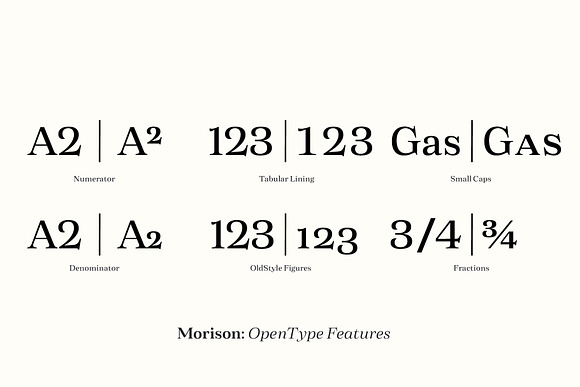 Morison Display & Serif in Serif Fonts - product preview 7
