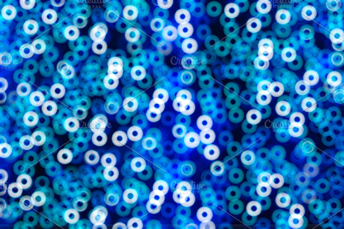 New Year blue snow bokeh abstract ba in Illustrations - product preview 8