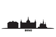 Czech Republic, Brno city skyline
