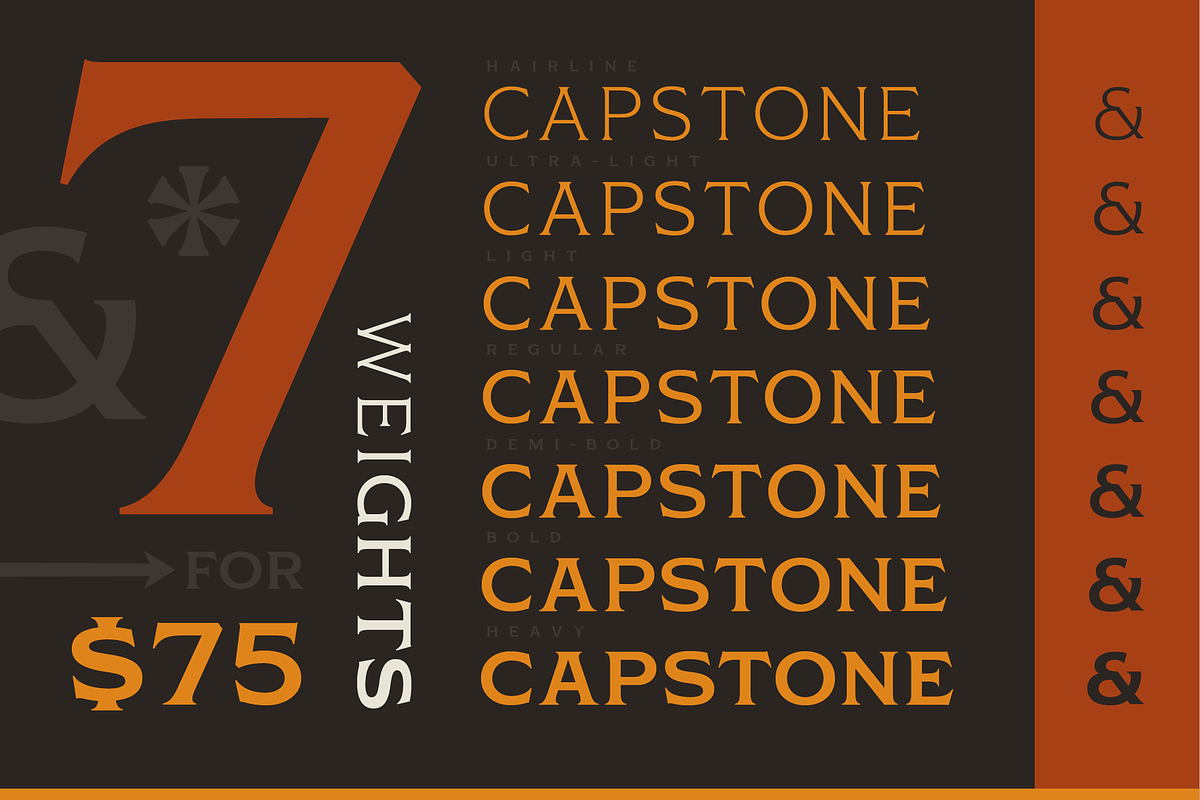 Capstone (66% Off!) in Fonts - product preview 8