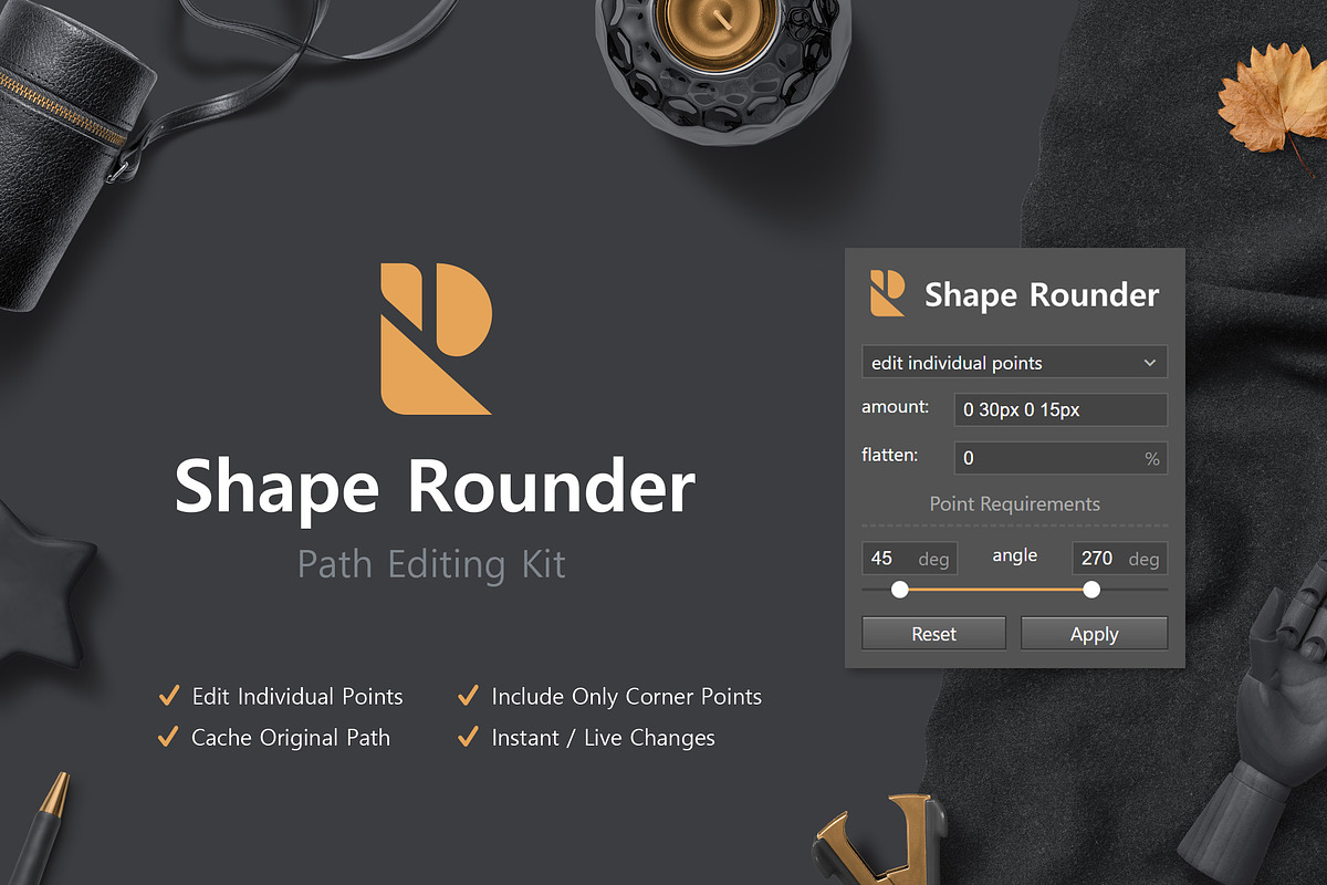 Shape Rounder - Path Editing Kit in Add-Ons - product preview 8