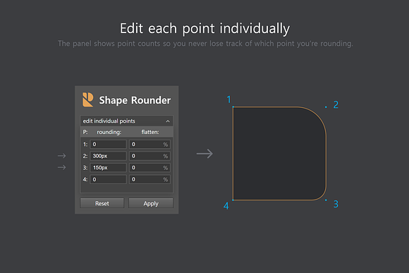 Shape Rounder - Path Editing Kit in Add-Ons - product preview 4