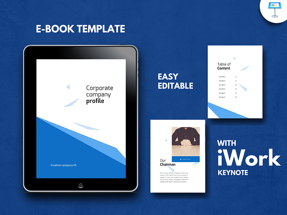 UPDATE! v2.4 eBook Template Keynote in Brochure Templates - product preview 1