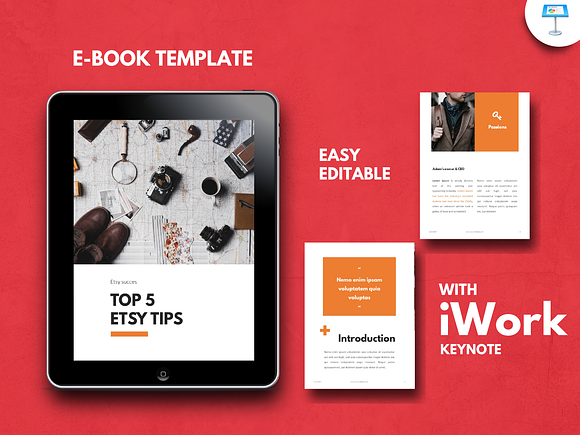UPDATE! v2.4 eBook Template Keynote in Brochure Templates - product preview 2