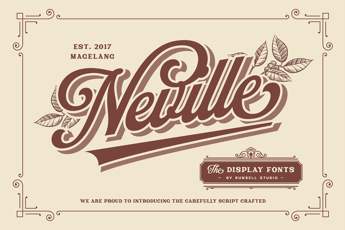 Neville Font in Display Fonts - product preview 8