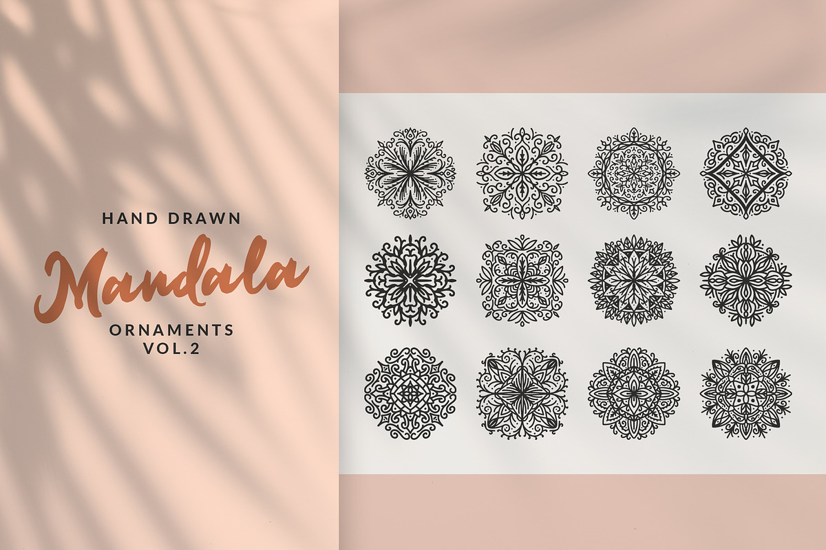 Hand Drawn Mandala Ornaments Vol.2 in Illustrations - product preview 8