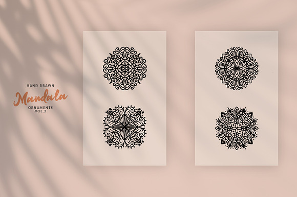 Hand Drawn Mandala Ornaments Vol.2 in Illustrations - product preview 2