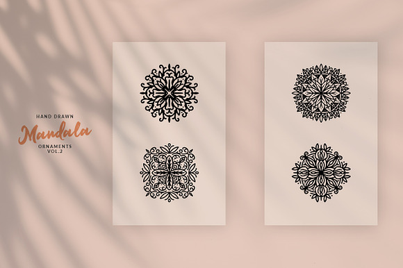 Hand Drawn Mandala Ornaments Vol.2 in Illustrations - product preview 3