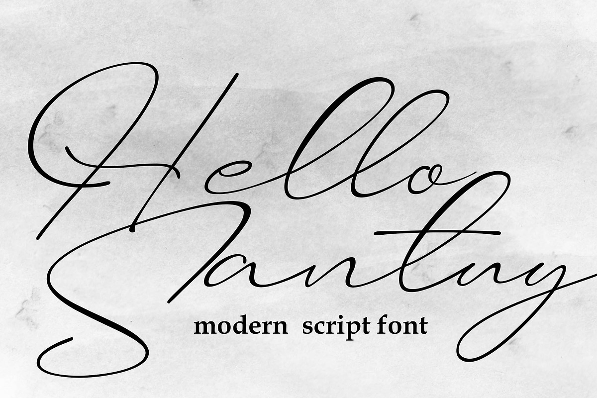 Hello Santuy in Script Fonts - product preview 8