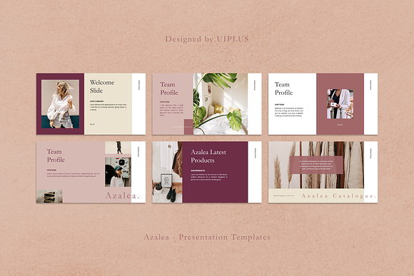 Azalea Creative Keynote Template in Keynote Templates - product preview 1