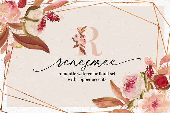Watercolor Floral BUNDLE 2019 in Illustrations - product preview 1