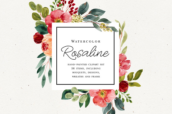 Watercolor Floral BUNDLE 2019 in Illustrations - product preview 2