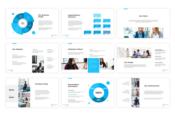 Annual Report - Google Slides in Google Slides Templates - product preview 3