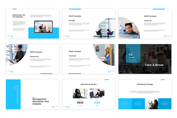 Annual Report - Google Slides in Google Slides Templates - product preview 4