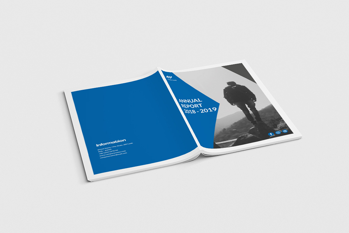 Annual Report in Magazine Templates - product preview 8