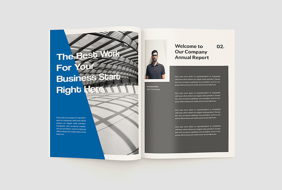 Annual Report in Magazine Templates - product preview 2