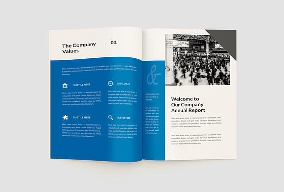 Annual Report in Magazine Templates - product preview 3