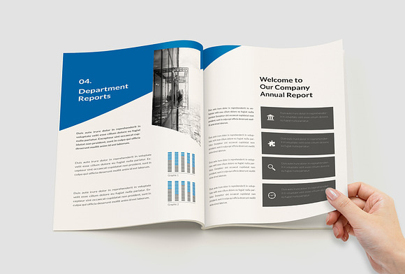 Annual Report in Magazine Templates - product preview 4