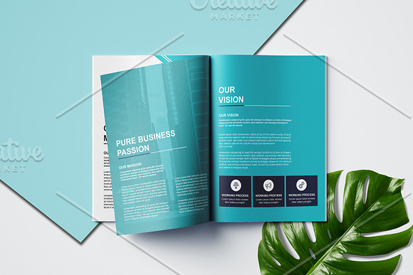 Annual Report Template V956 in Brochure Templates - product preview 2