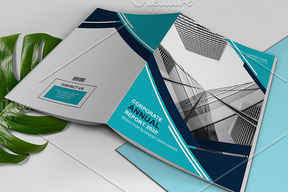 Annual Report Template V956 in Brochure Templates - product preview 5