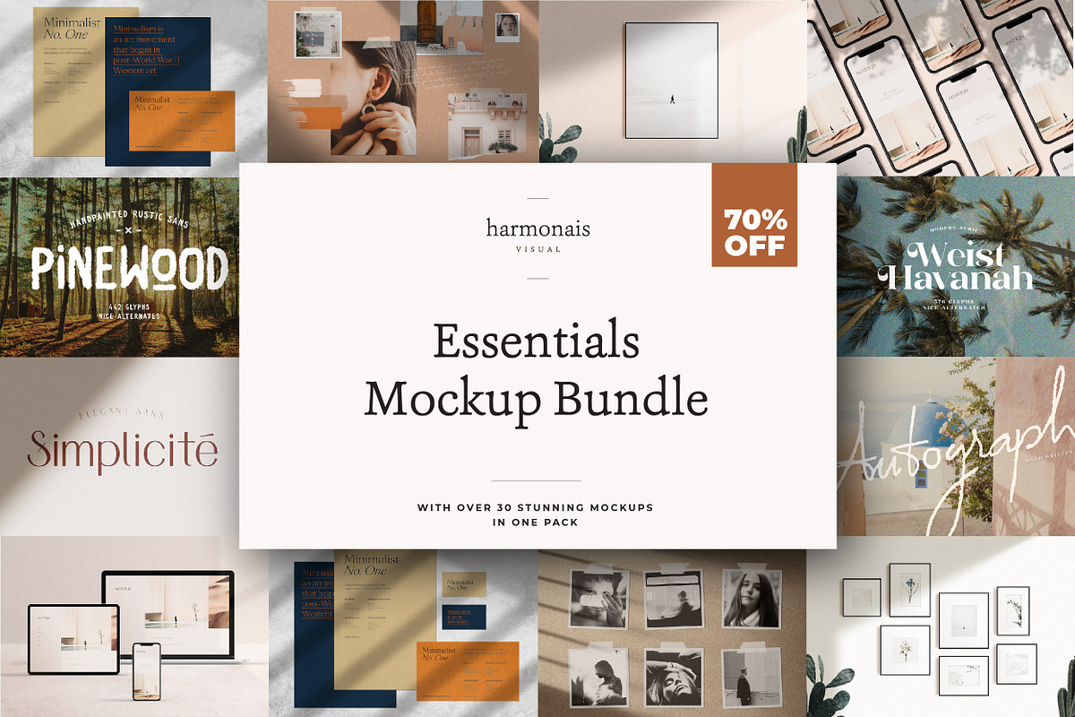 Essentials Mockup Bundle in Scene Creator Mockups - product preview 8