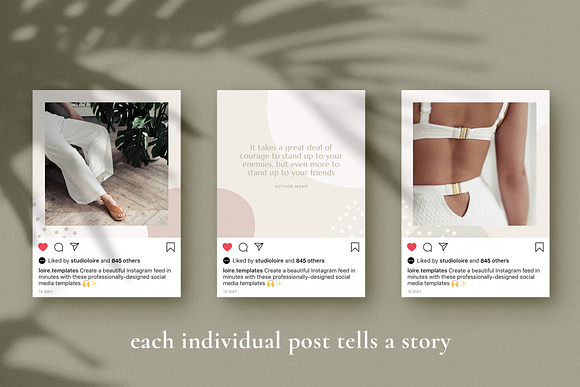 Octavia Instagram puzzle | CANVA in Instagram Templates - product preview 5