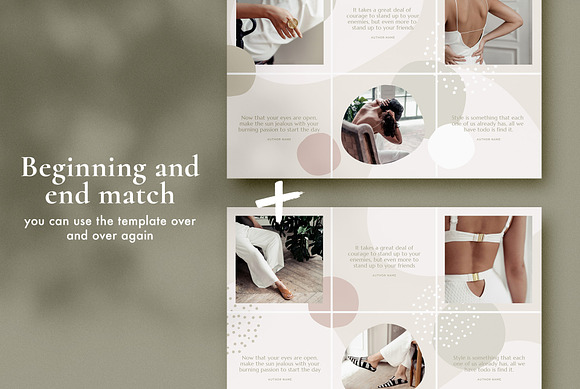 Octavia Instagram puzzle | CANVA in Instagram Templates - product preview 7