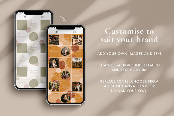 Octavia Instagram puzzle | CANVA in Instagram Templates - product preview 8