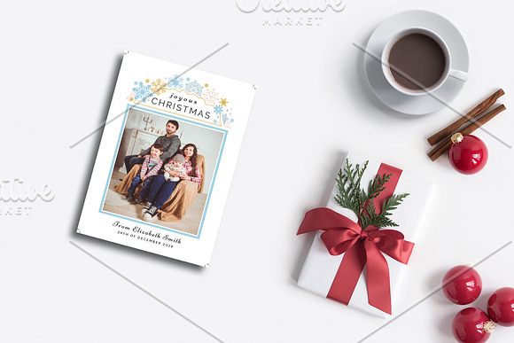 Photo Christmas Card in Postcard Templates - product preview 1