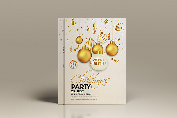 Christmas and Happy New Year flyers in Flyer Templates - product preview 2