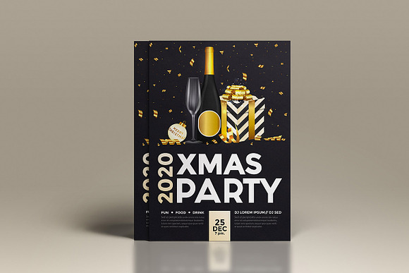 Christmas and Happy New Year flyers in Flyer Templates - product preview 3