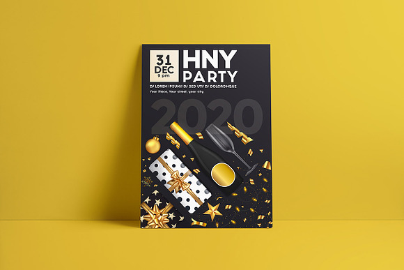 Christmas and Happy New Year flyers in Flyer Templates - product preview 7
