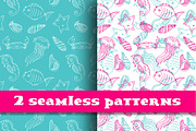 Sea seamless patterns