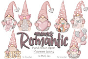 Romantic Nordic Gnomes Planner Icons