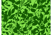 Seamless pattern of sprigs with