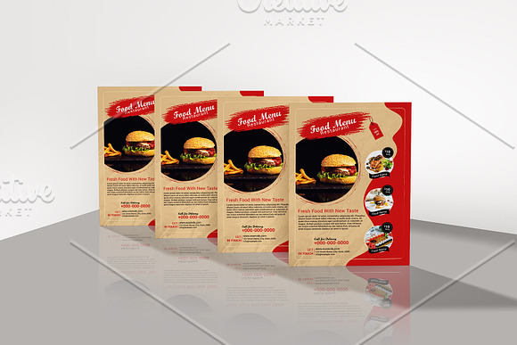 Restaurant Flyer Template -V02 in Flyer Templates - product preview 1