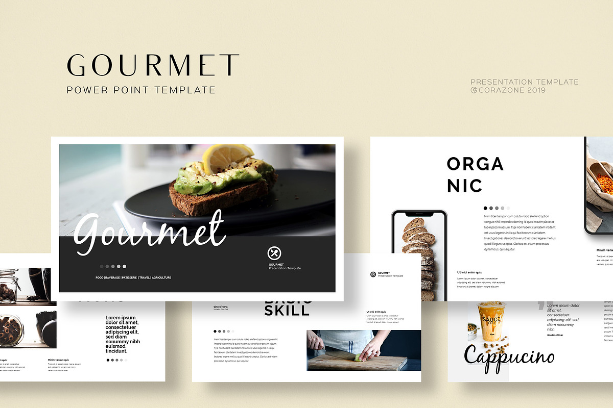 Gourmet Power Point in PowerPoint Templates - product preview 8