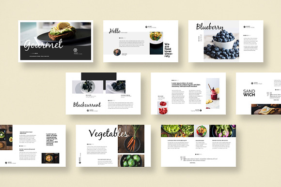 Gourmet Power Point in PowerPoint Templates - product preview 2