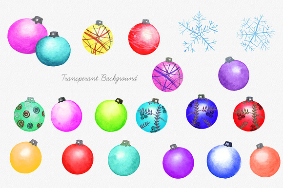 Christmas Watercolor Bundle in Illustrations - product preview 3