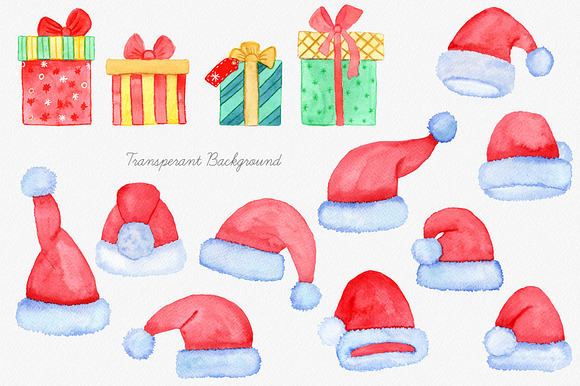 Christmas Watercolor Bundle in Illustrations - product preview 4