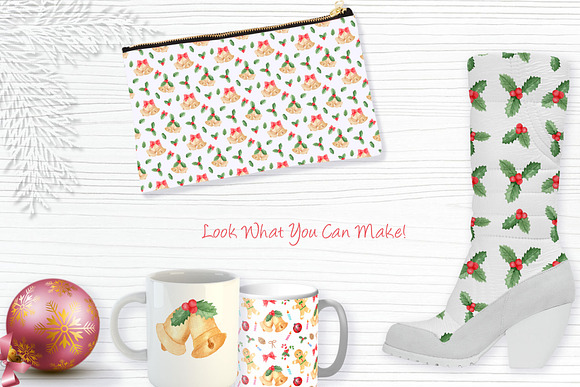 Christmas Watercolor Bundle in Illustrations - product preview 10