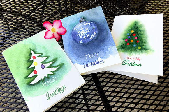 Christmas Watercolor Bundle in Illustrations - product preview 12