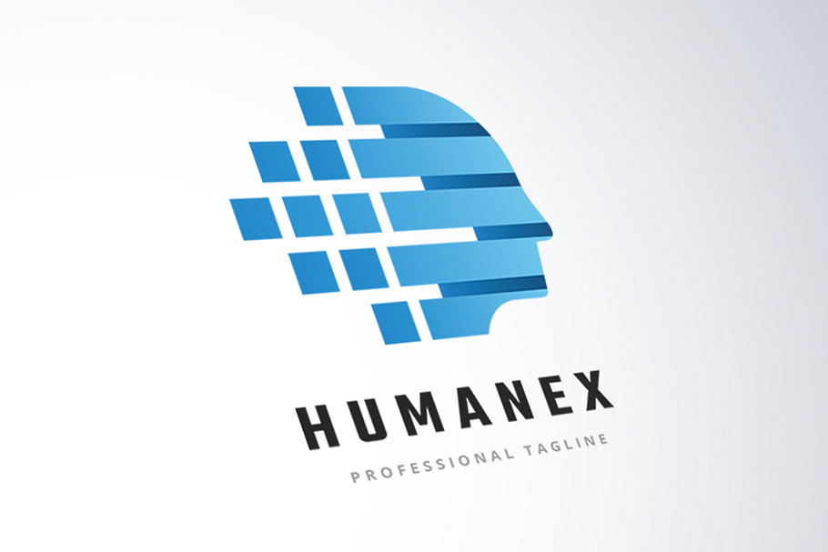 Pixel Human Data Logo in Logo Templates - product preview 8