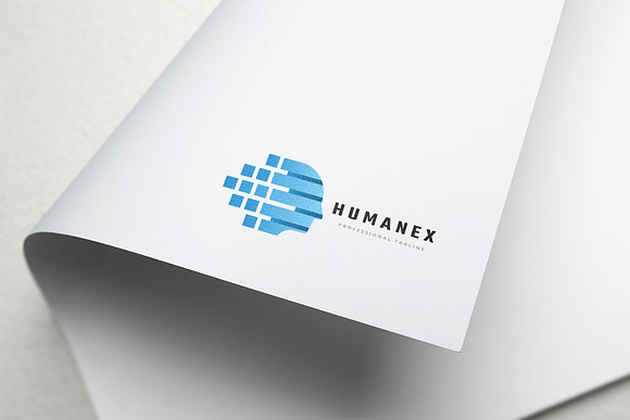 Pixel Human Data Logo in Logo Templates - product preview 3