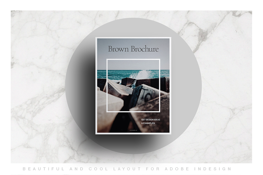 Brown Lifestyle Brochure Layout in Brochure Templates - product preview 8