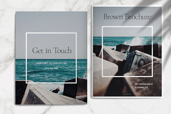 Brown Lifestyle Brochure Layout in Brochure Templates - product preview 6