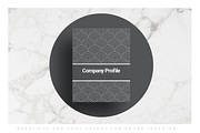Black Company Profile Layout