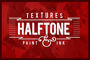 Halftone Paint Textures #1