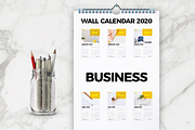 Wall Calendar 2020 Layout